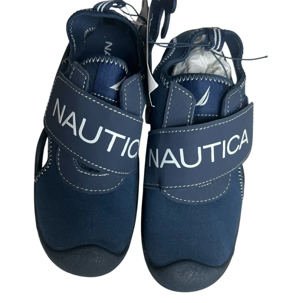 NWT Nautica Navy Neoprene Slip on Outdoor Water Shoe 12